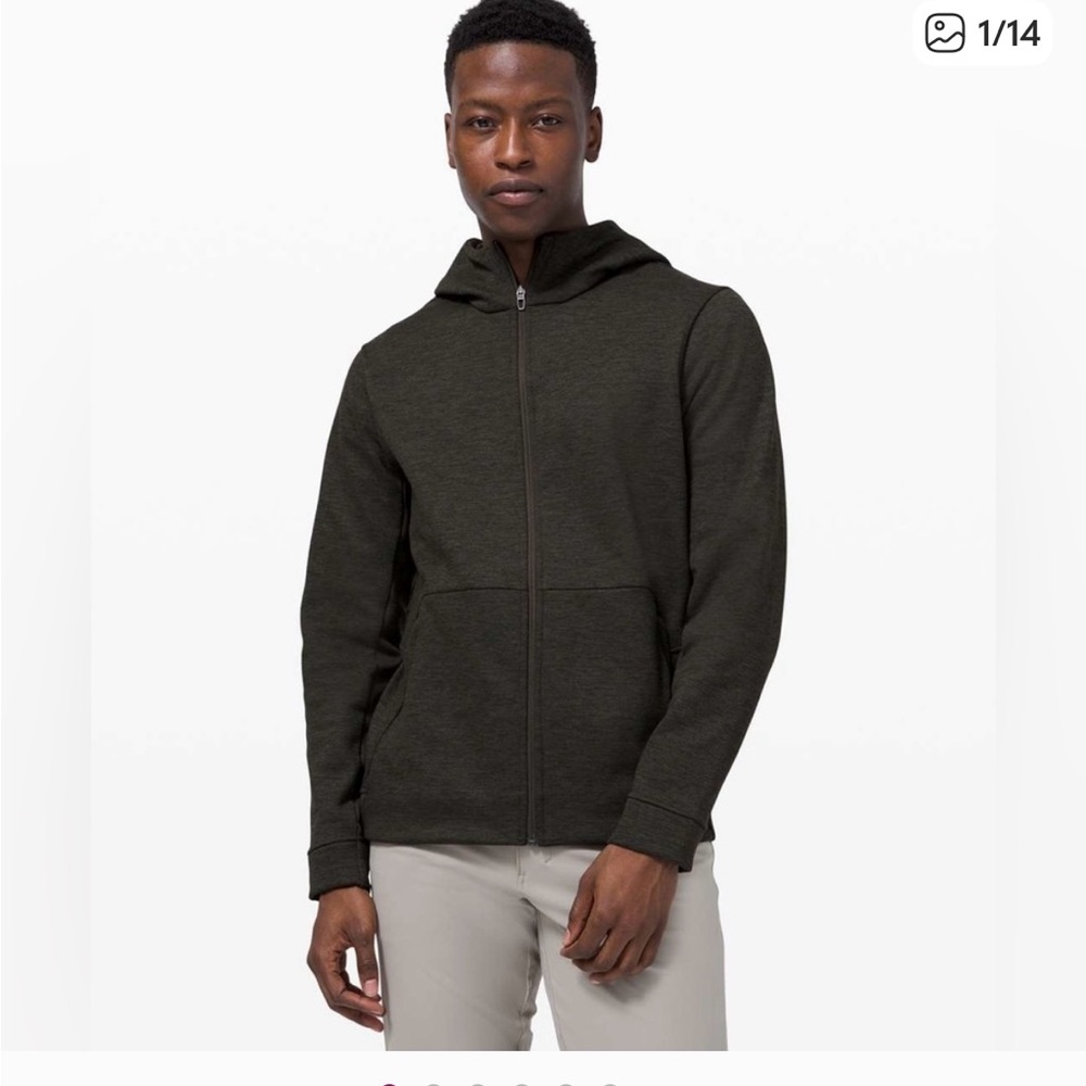lululemon athletica Men's Zip-Up Hoodie Sweater welterweight size large